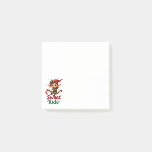Sweet Ride Elf クリスマス ポストイット (正面)