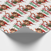 Sweet Ride Elf Christmas Wrapping Paper ラッピングペーパー (角)