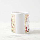 Sweet Romantic Fairies and Love Poem コーヒーマグカップ (中央)