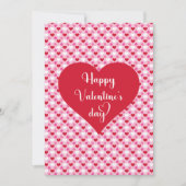 Sweet Romantic Hearts Valentine Card for Couples シーズンカード (正面)