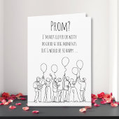Sweet Romantic Prom Invite | Promposal カード