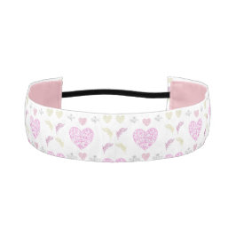 Sweet romantic valentine heart アスレチックヘッドバンド