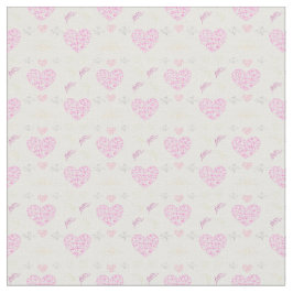 Sweet romantic valentine heart  ファブリック