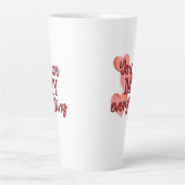 Sweet Romantic, "You are My Everything"ハート カフェラテマグ (正面)