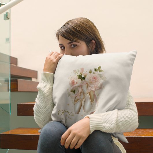 Sweet Rosé Ballet Soirée, custom クッション