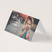 Sweet Santa Clausは来のScript Photo Mini Card (正面)