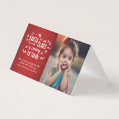 Sweet Santa Clausは来のScript Photo Mini Card (正面)
