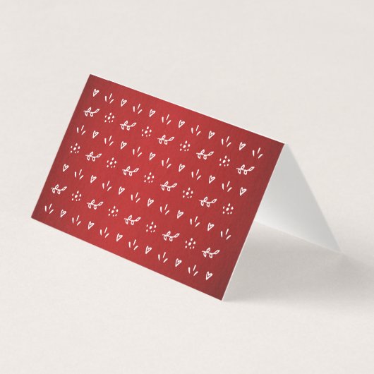 Sweet Santa Clausは来のScript Photo Mini Card (裏面)