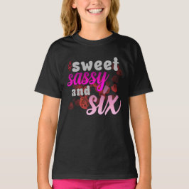 Sweet Sassy Six – Age Six Premium Tee Tシャツ