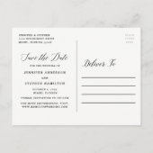Sweet Script | セーブザデートポストカード 案内ポストカード (裏面)