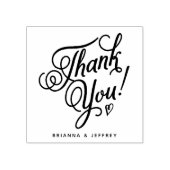 Sweet Script Thank You with your text ラバースタンプ (インプリント)