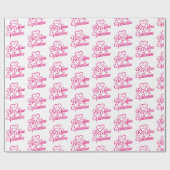 Sweet Scrolls Valentines Wrapping Paper ラッピングペーパー (フラット)