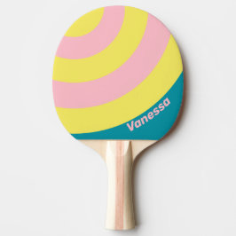 Sweet Sea Kiss Circle Stripe with Name 卓球ラケット