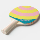 Sweet Sea Kiss Circle Stripe with Name 卓球ラケット (正面アングル)