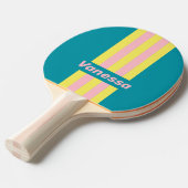 Sweet Sea Kiss Pin Striped with Name 卓球ラケット (正面アングル)