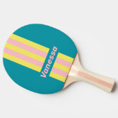 Sweet Sea Kiss Pin Striped with Name 卓球ラケット (横)