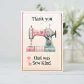 Sweet Sewing Machine Hearts サンキューカード (スタンド正面)
