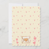 Sweet Sewing Machine Hearts Valentine Day Card サンキューカード (裏面)