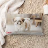 Sweet Shih Tzu Personalized ランバークッション (ブランケット)