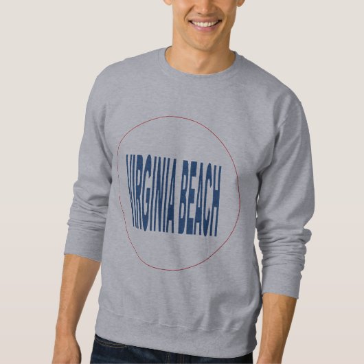 Sweet shirt gris VIRGINIA BEACH スウェットシャツ (正面)