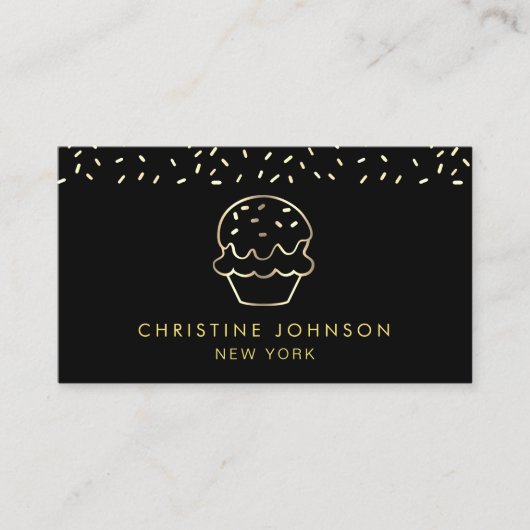 sweet shop logo 名刺 (正面)