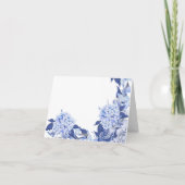 Sweet Shower Spring purple Floral Wedding シーズンカード (裏面)