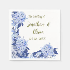 Sweet Shower Spring purple Floral Wedding スタンダードカクテルナプキン