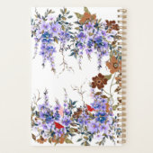 Sweet Shower Spring purple Floral Wedding プランナー手帳 (裏面)