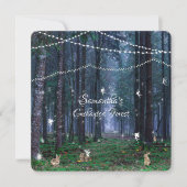 Sweet sixteenに魅了された森の妖精の束 招待状 (正面)