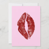 Sweet sixteenのキス 招待状 (裏面)