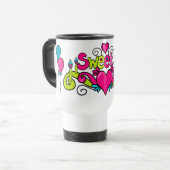 sweet sixteenのパーティーガラスのマグ トラベルマグ (正面左)