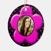 Sweet sixteenの写真のオーナメントの記念品 セラミックオーナメント (左)