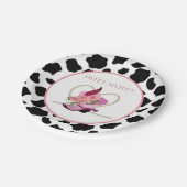 SWEET SIXTEENの女性のカーボーイの誕生日 ペーパープレート (アングル)