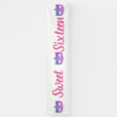 Sweet sixteenの旗 横断幕 (縦)