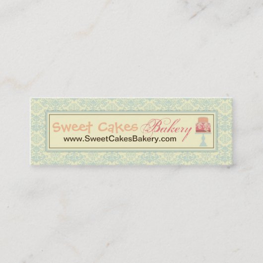 Sweet sixteenの細い名刺 スキニー名刺 (正面)