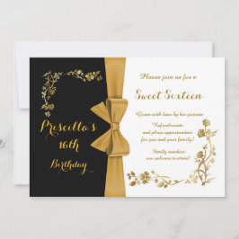 Sweet sixteenの誕生日の招待、第16、Gatsby 招待状