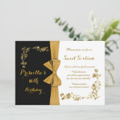 Sweet sixteenの誕生日の招待、第16、Gatsby 招待状 (スタンド正面)