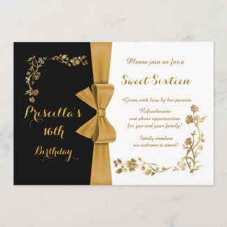 Sweet sixteenの誕生日の招待、第16、Gatsby 招待状