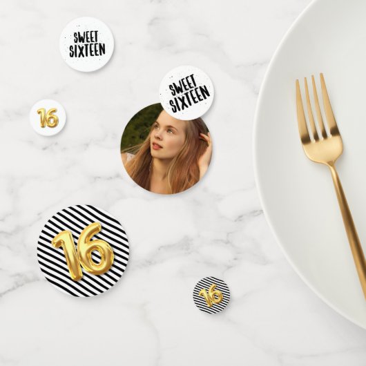 Sweet sixteenの誕生日パーティー紙吹雪 コンフェッティ (グループ)