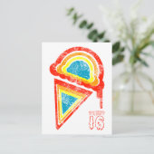 sweet sixteenアイスクリームドリップ ポストカード (スタンド正面)