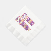 Sweet sixteenアートプリント 縁ありランチョンナプキン (角)