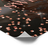 Sweet sixteenウェルカムサインと写真 ポスター (角)