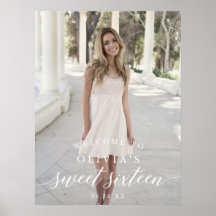 Sweet sixteenウェルカムサインポスター(写真あり)