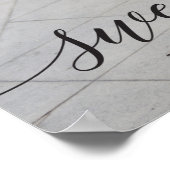 Sweet sixteenウェルカムサインポスター（写真あり） ポスター (角)