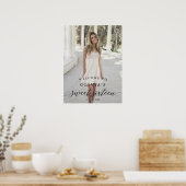 Sweet sixteenウェルカムサインポスター（写真あり） ポスター (キッチン)