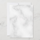 sweet sixteenエレガント誕生日の水色PinkRose 招待状 (裏面)