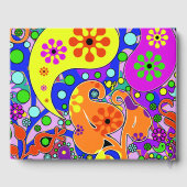 Sweet sixteenカラフルレトロフローラ ゲストブック (裏面)