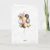 Sweet sixteenガールハッピーバースデーカード シーズンカード (裏面)