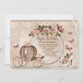 Sweet sixteenキンセアニェラ誕生日招待状 招待状 (裏面)