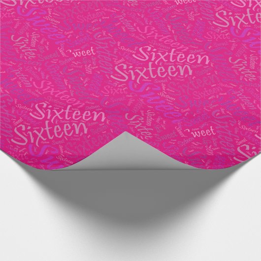 Sweet sixteenギフトラッピング転が紙- Giftwrap ラッピングペーパー (角)